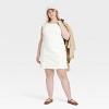 Women's Denim Mini Dress - Universal Thread™ White Wash - 3 of 3