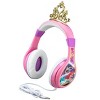 eKids Disney Princess Wired Headphones for Kids, Over Ear Headphones for School, Home, or Travel - Pink (DP-140.EXV9) - 2 of 3