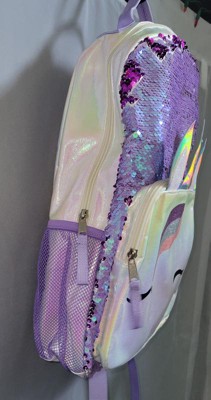 Kids' 16.8 Unicorn Pocket Backpack - Cat & Jack™ White/Purple