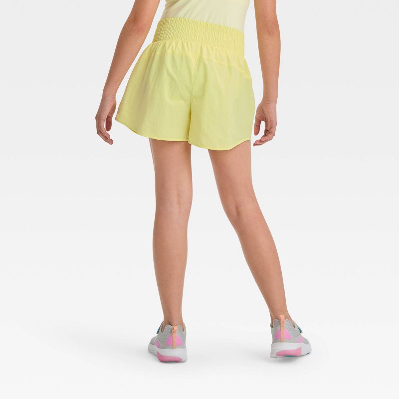 Girls&#39; High-Rise Shorts - All In Motion™, 3 of 5