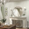 Keonjinn Metal Framed LED Round Frontlit Bathroom Vanity Wall Mirror, 3 Color Temperatures Dimmable, Anti-Fog - 2 of 4