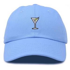 Dalix Martini Embroidered Cap Cotton Baseball Cute Cool Dad Hat Womens - 1 of 4