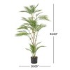 NicBex Artificial Tree Faux Plants 4FT Artificial Palm Tree Indoor with Natural Wood Trunk, Room Decor for Home, Porch - 3 of 4