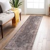 World Rug Gallery Calista Multi Vintage Indoor Rug – Machine Washable Flat Pile with Non-Slip Backing - 2 of 4