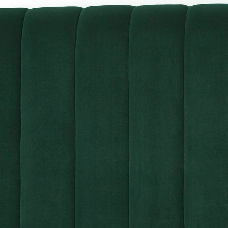 Queen Teagan Channel Upholstered Headboard Emerald Green - Lifestorey, 4 of 6