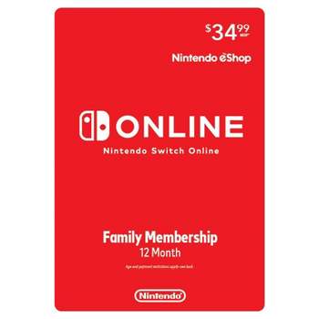 Nintendo Switch Online Family Membership 12 Month (Digital)