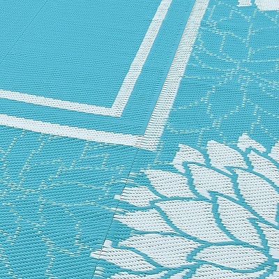 light blue/white