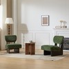 Christopher Knight Home Carlos Modern Wood Upholstered Accent Chair (Set of 2) - 2 of 4