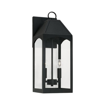 Capital Lighting Burton 2 - Light Wall Light in  Black