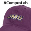 James Madison University Team Logo Adult Dad Cap Purple OS - 4 of 4