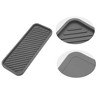 Unique Bargains Soap Dish Soap Cleaning Storage Keep Soap Dry for Bathroom Silicone 8.98''x3.54'' 1Pcs - 3 of 4