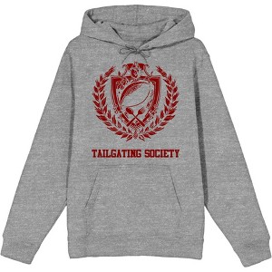 American Football Tailgating Society Adult Long Sleeve Hoodie - 1 of 2