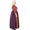 HalloweenCostumes.com Women's Plus Size Deluxe Disney Sarah Sanderson Costume | Salem Witchcraft Dress for Halloween Masquerade - 2 of 4