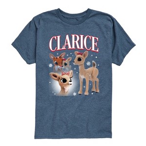 Boys' - Rudolph - Clarice Bootleg Short Sleeve Graphic T-Shirt - 1 of 4