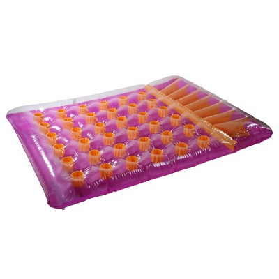Swimline 78" Inflatable 2-Person Water Sports Double Swimming Pool Mat Float - Purple