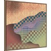 Amanti Art Aboriginal Pattern Collage by Little Dean Framed Canvas Wall Art - 3 of 4