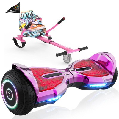 EVERCROSS Hoverboard: 6.5'' with Seat, Self-Balancing, APP, Red