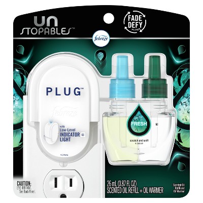 Febreze Origins Fade Defy PLUG Air Freshener & Odor Fighter Ocean Dual Oil  Refills, 2 pk / 0.87 oz - Pay Less Super Markets