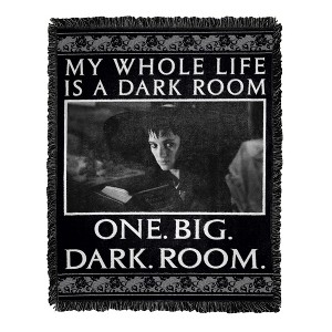 Warner Bros. Beetlejuice One Big Dark Room Jacquard Throw Blanket 46x60 Inches - 1 of 1