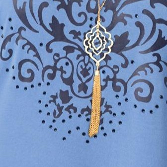 french blue damask