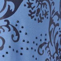 french blue damask