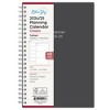 Blue Sky 2024-25 Weekly/Monthly Planner 8.15"x5.83" Wirebound Solid Charcoal: Student Agenda Calendar July-June - 3 of 4