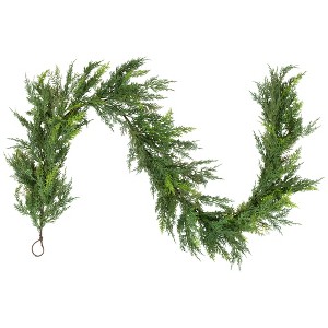 Northlight Cedar Artificial Christmas Garland - 6' x 14" - Unlit - 1 of 4