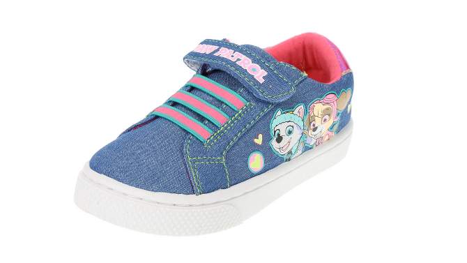 Paw Patrol Toddler Shoe, Low Top Denim Casual, Marshall, Chase, Skye, and Everest, 2 of 8, play video