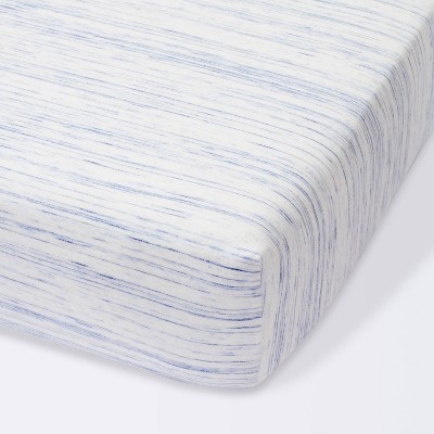 Jersey Fitted Crib Sheet - Cloud Island™ Blue