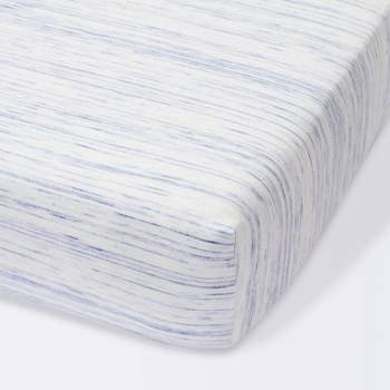 Fitted Jersey Crib Sheet - Cloud Island™ Blue