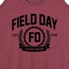 Women's - Instant Message - Field Day Collegiate Graphic Racerback Tank - 2 of 4