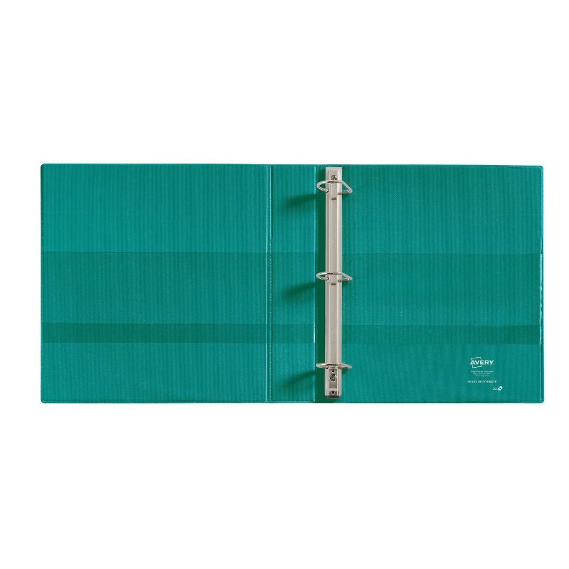 1.5&#34; Ring Binder Clear Cover Heavy Duty Green - Avery, 3 of 6