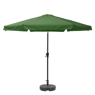 10' Tilting Market Patio Umbrella with Base - CorLiving