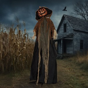 Karl Home 5.8ft Halloween Decorations Outdoor Animatronics Pumpkin Ghost - 1 of 4