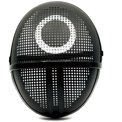 Toynk Squid Game Inspired Circle Plastic Costume Mask for Adults | Worker