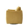 Angela  Corduroy Fabric  Upholstered Swivel Armchair  360°Rotatable Swivel Barrel Chair | ARTFUL LIVING DESIGN - 4 of 4