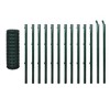 vidaXL Euro Fence Steel 82ftx3.3ft Green - 3 of 3
