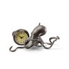 SPI Home Octopus Desk Clock – 11" Wide Nautical Aluminum Timepiece, Coastal Marine-Inspired Sculpture for Office or Bookshelf Display - 2 of 3