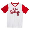 MLB St. Louis Cardinals Boys' Pinstripe Pullover Jersey - 2 of 3