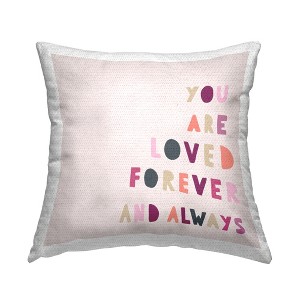 Stupell Industries You are Loved Forever Phrase Playful Love Sentiment - 1 of 3