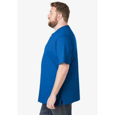 KingSize Shrink-Less Lightweight Henley T-Shirt