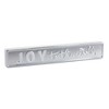 Melrose Metal Holiday Sentiment Sign (Set of 2) - 4 of 4