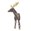 Gulches 13" Velvet Foam Standing Deer Figurine - Elegant Decorative Accent for Modern and Timeless Home Decor - 3 of 4
