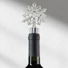 Unique Bargains Snowflake Bottle Stopper Christmas Design Zinc Alloy Aluminum Alloy TPR 4.41"x1.93"x0.79" 1 Pc - 2 of 3