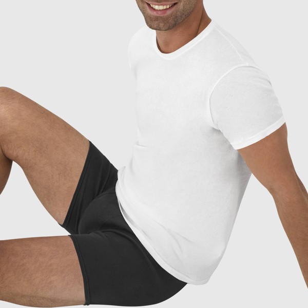 Camiseta de Cuello Redondo para Hombre Hanes 6 Piezas - Blanco 3