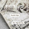 6x9 Washable Brown Area Rug, Soft Modern Abstract Distressed Non-Slip Non-Shedding Low Pile Carpet for Living Room or Bedroom - 2 of 4