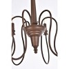 Elegant Lighting Flynx 6 lights pendant in weathered oak - 4 of 4