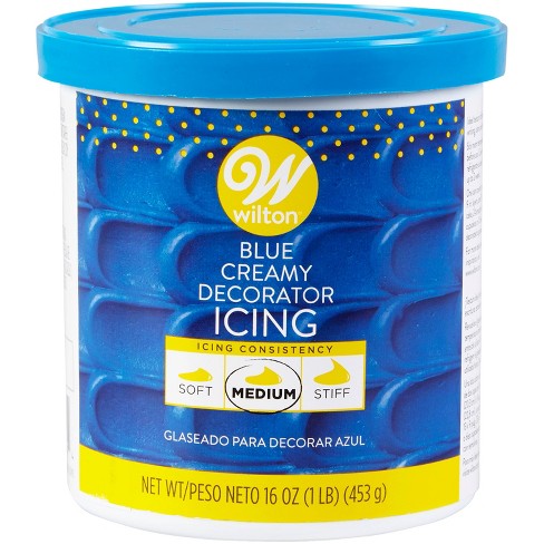 Wilton 16oz Creamy Decorator Icing Blue Target