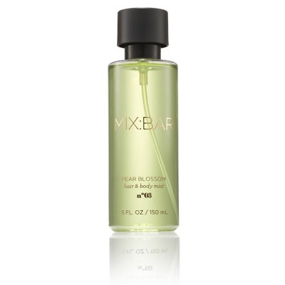 Mix:bar Pear Blossom Hair & Body Mist - Clean, Vegan Body Spray 