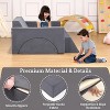 Coucheta 7-Piece Modular Kids Play Couch Collection - Multifunctional Convertible Play Set for Playroom & Nursery, Multiple Colors - 4 of 4